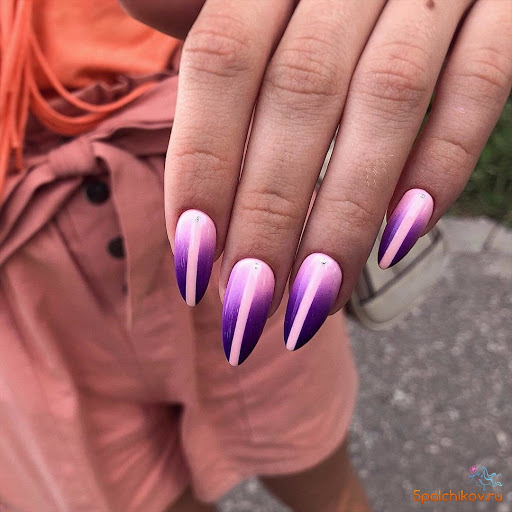 шармантен маникюр омбре